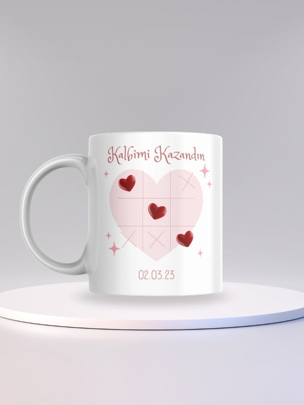 Kişiye Özel Kalbimi Kazandın Kupa