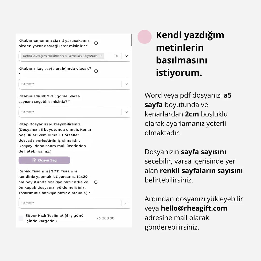 Kişiye Özel Dostluk Kitabı