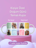 Kişiye Özel Doğum Günü Temalı Kupa