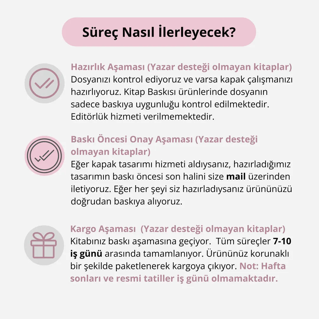 Kitap Baskısı (Sadece baskı içermektedir)