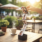 Akordiyon Fotoğraf Baskılı Hediye Kutusu - 8 Fotoğraf