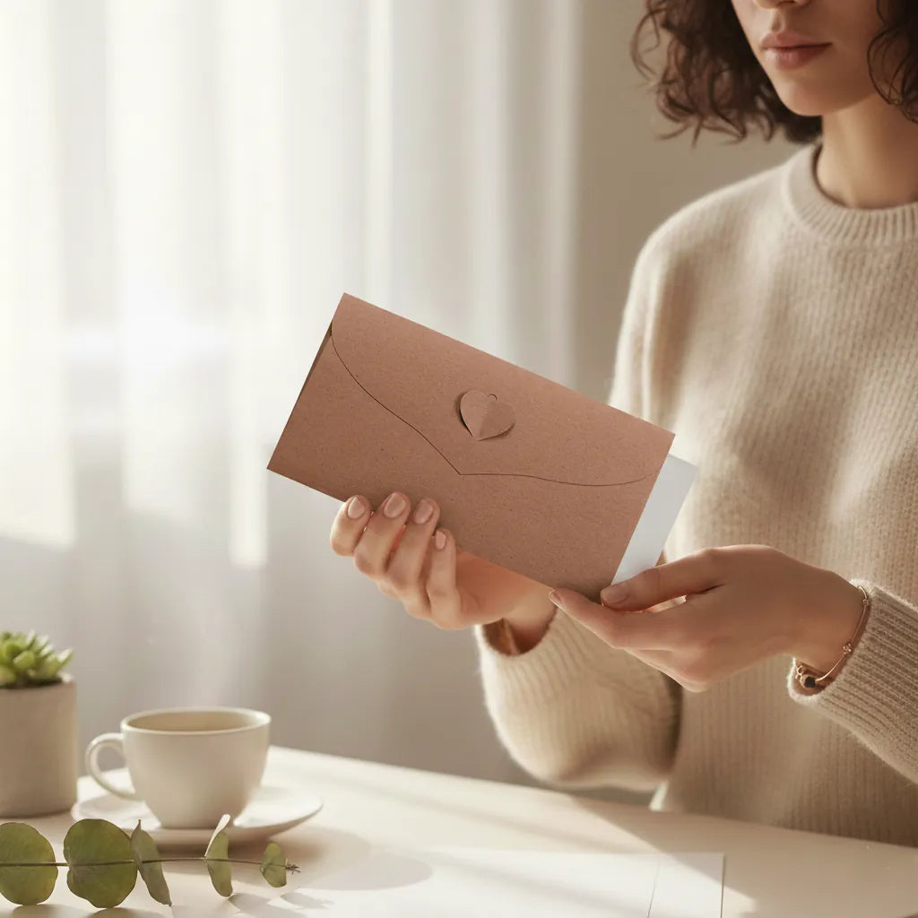 Kişiye Özel Mektup - Kraft Zarf