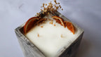 Portakal Aromalı Beton Soya Mumu