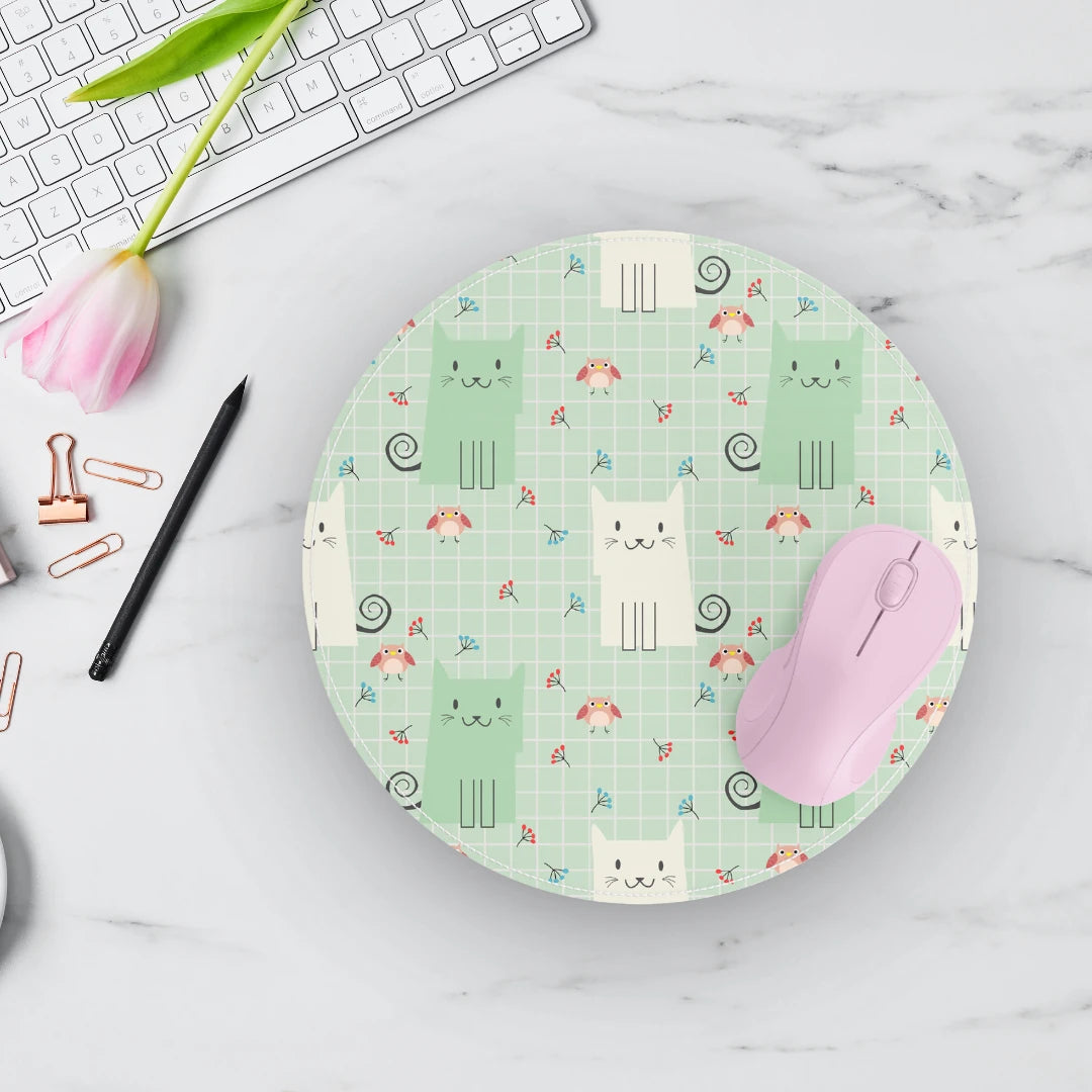 Kedi Figürlü Mouse Pad