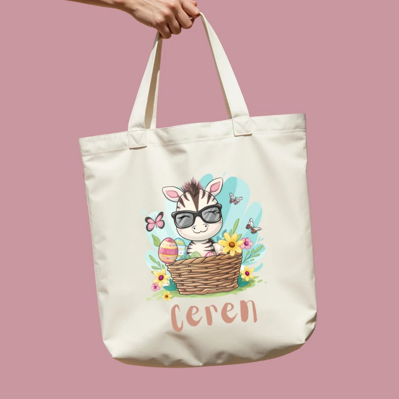 Kişiye Özel Sevimli Animasyonlu Bez Çanta