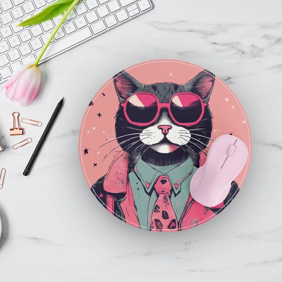 Kedi Figürlü Mouse Pad