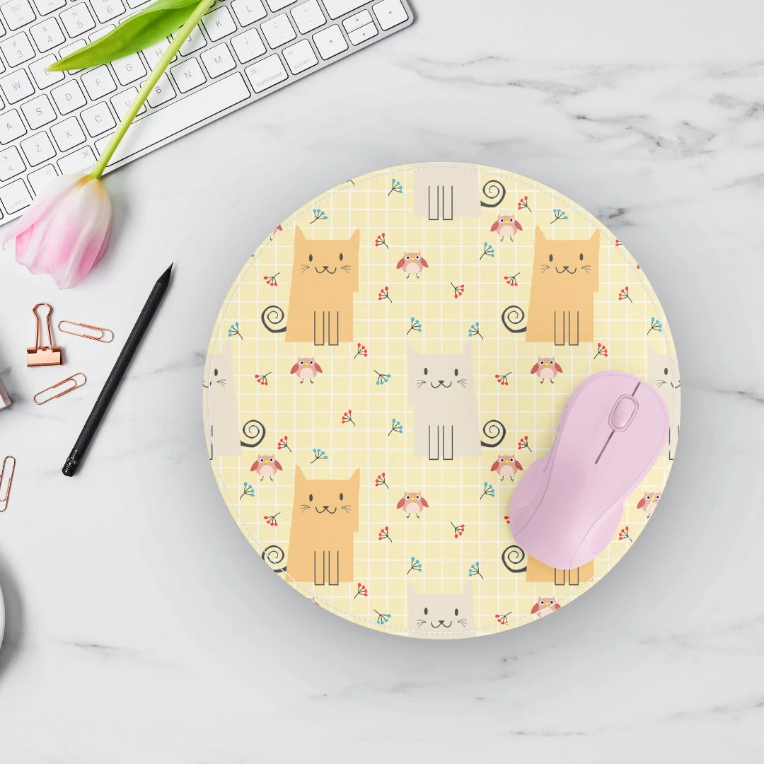 Kedi Figürlü Mouse Pad