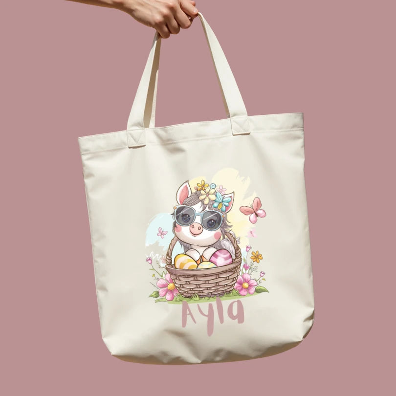 Kişiye Özel Sevimli Animasyonlu Bez Çanta