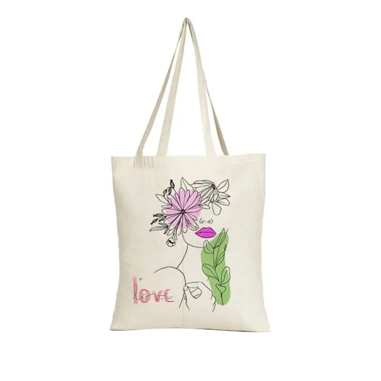 Kişiye Özel Keten Bez Çanta